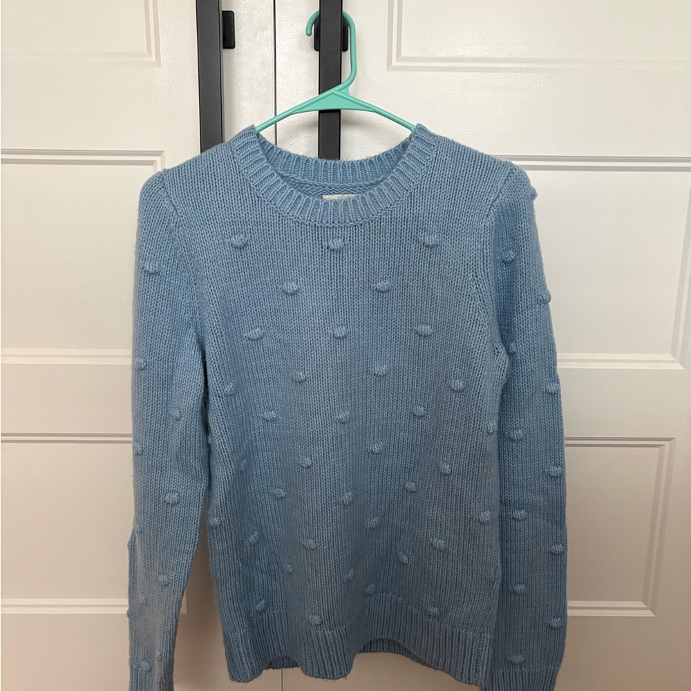 Lucky Brand Light Blue Textured Sweater